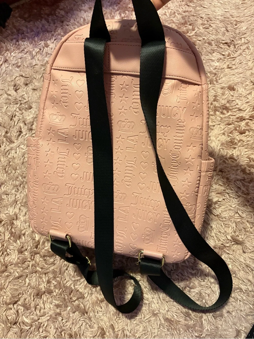 Juicy Couture Pink Embossed Backpack